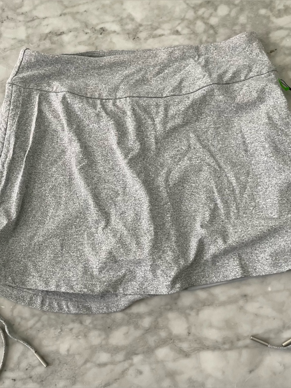 NWT Kyodan Metallic Silver Athletic Skort size S